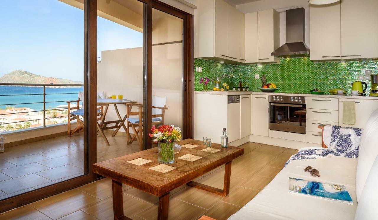 Platanias Sky View Apartment Bagian luar foto