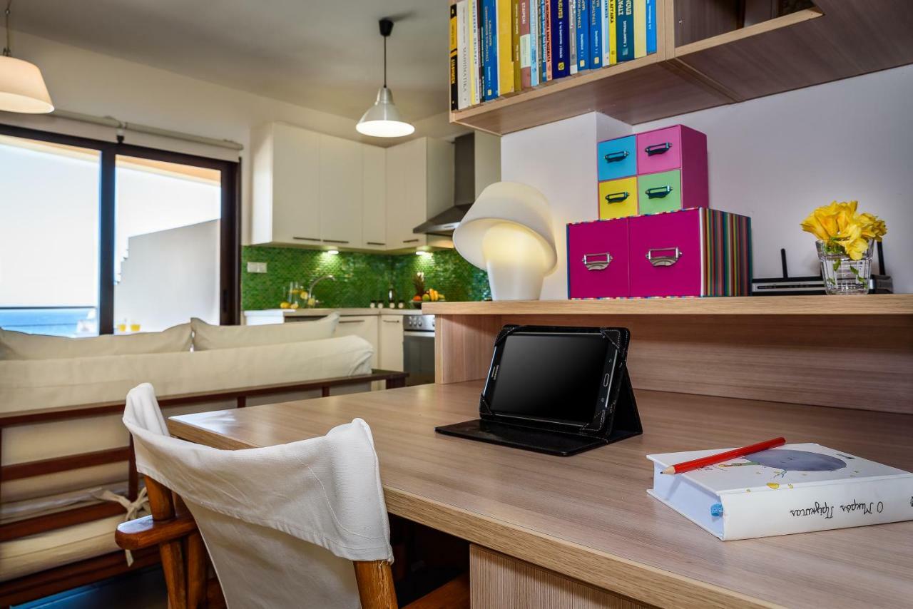 Platanias Sky View Apartment Bagian luar foto