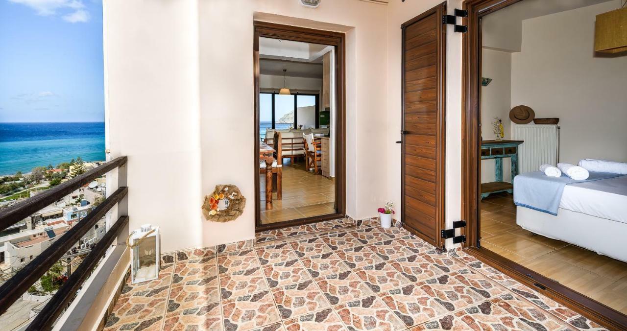 Platanias Sky View Apartment Bagian luar foto