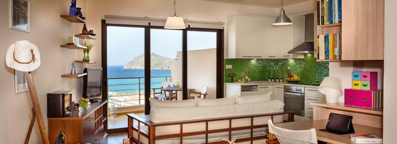 Platanias Sky View Apartment Bagian luar foto