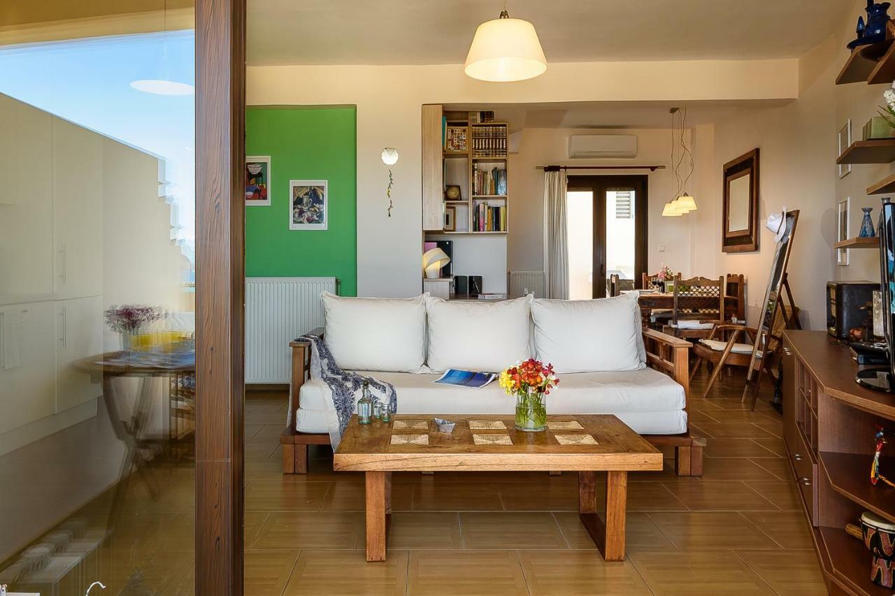 Platanias Sky View Apartment Bagian luar foto