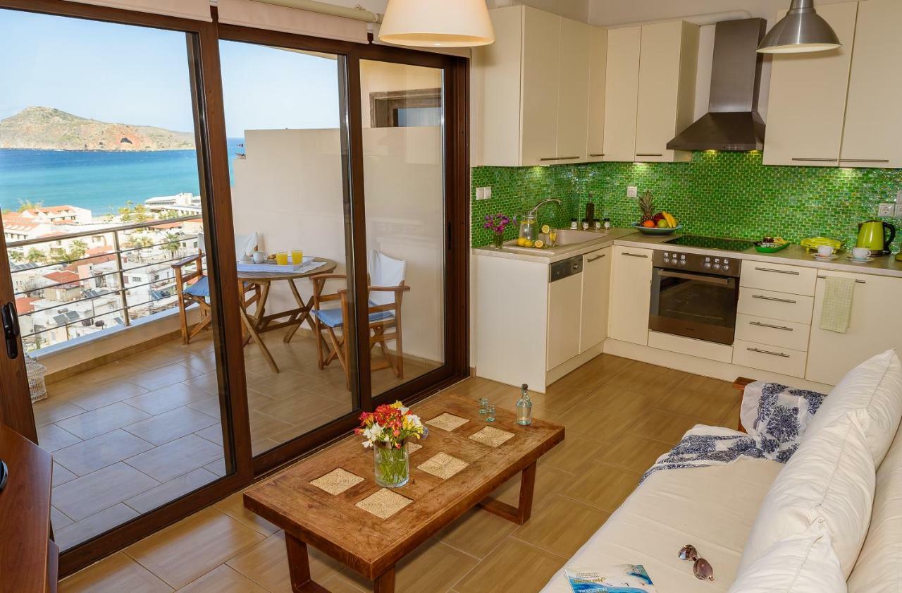 Platanias Sky View Apartment Bagian luar foto